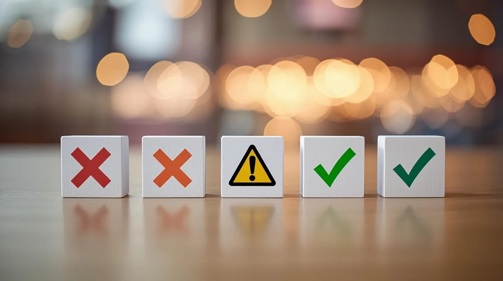 The Four Tests of Beneficial Occupation showing four connected boxes with presence, lock, arrow, and clock icons